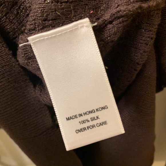 Adrienne Vittadini 100% silk Shirt, sz L,NWT $278 - Picture 6 of 8